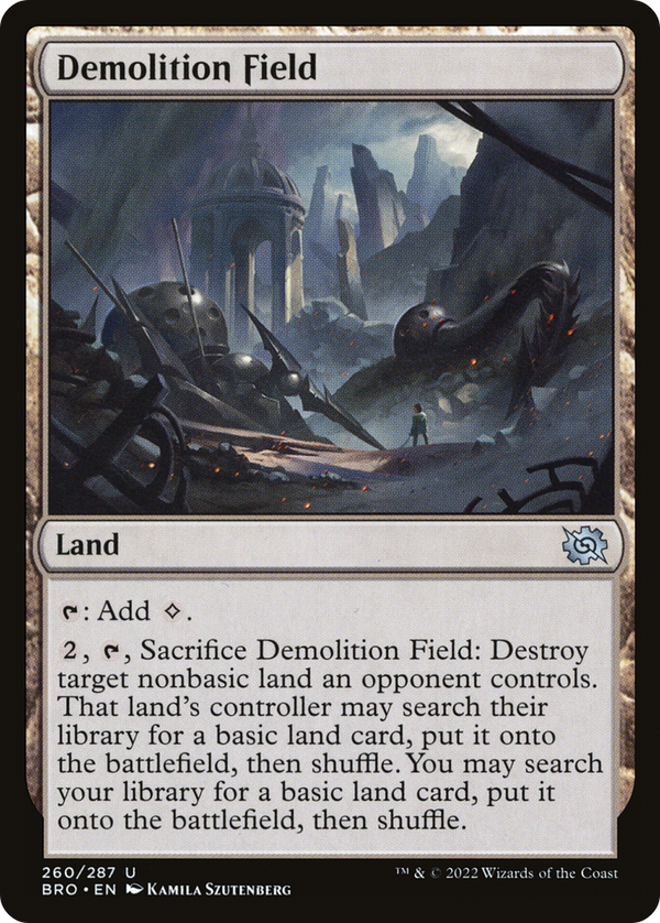 Demolition Field (BRO-260) - The Brothers' War