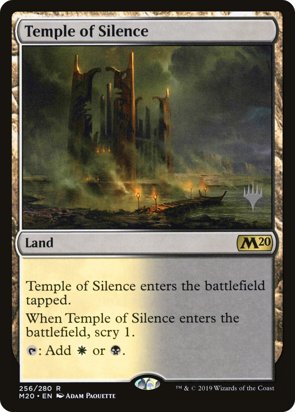 Temple of Silence (PPM20-256) - Core Set 2020 Promos Foil