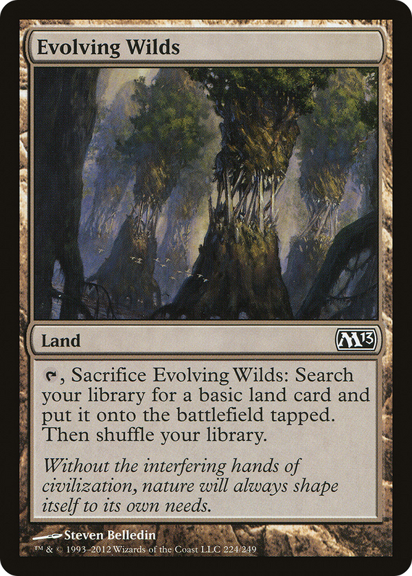 Evolving Wilds (M13-224) - Magic 2013 Foil