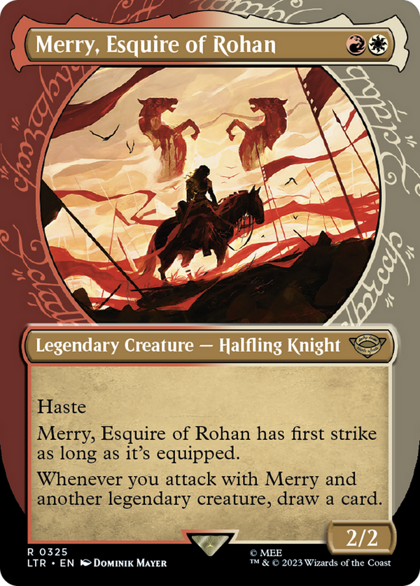 Merry, Esquire of Rohan (Showcase) (LTR-325) - The Lord of the Rings: Tales of Middle-earth: (Showcase) (Borderless)