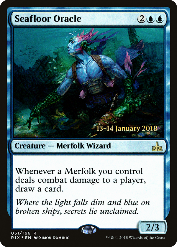 Seafloor Oracle (PRE-51S) - Rivals of Ixalan Promos Foil