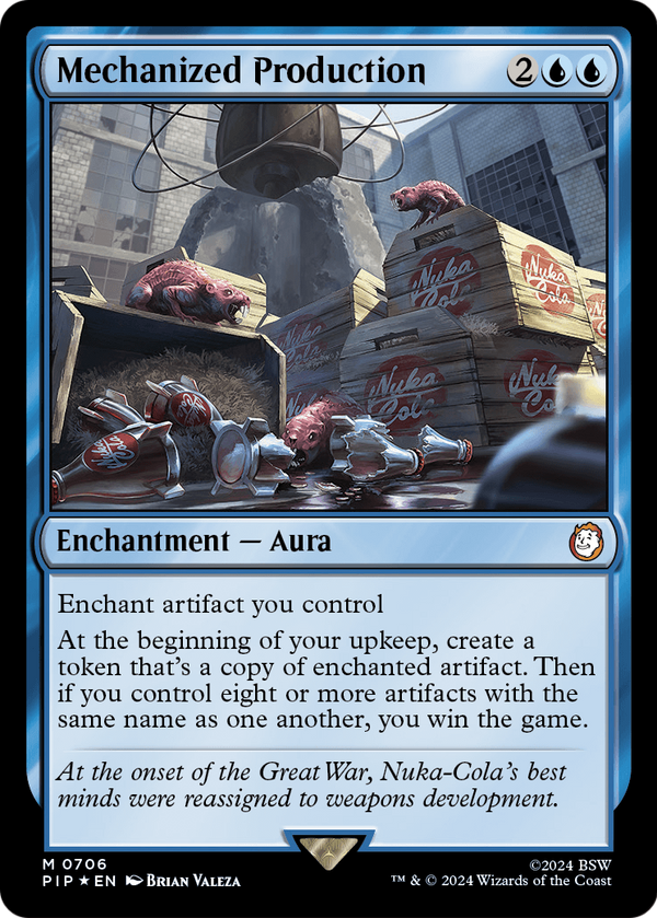 Mechanized Production (Surge Foil) (PIP-706) - Fallout Foil