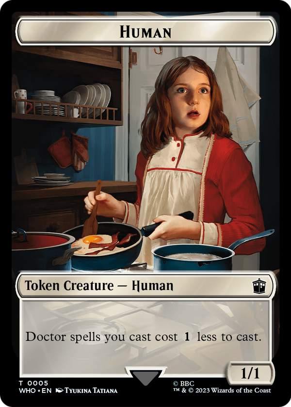 Human (TWHO-005) - Doctor Who Tokens Foil