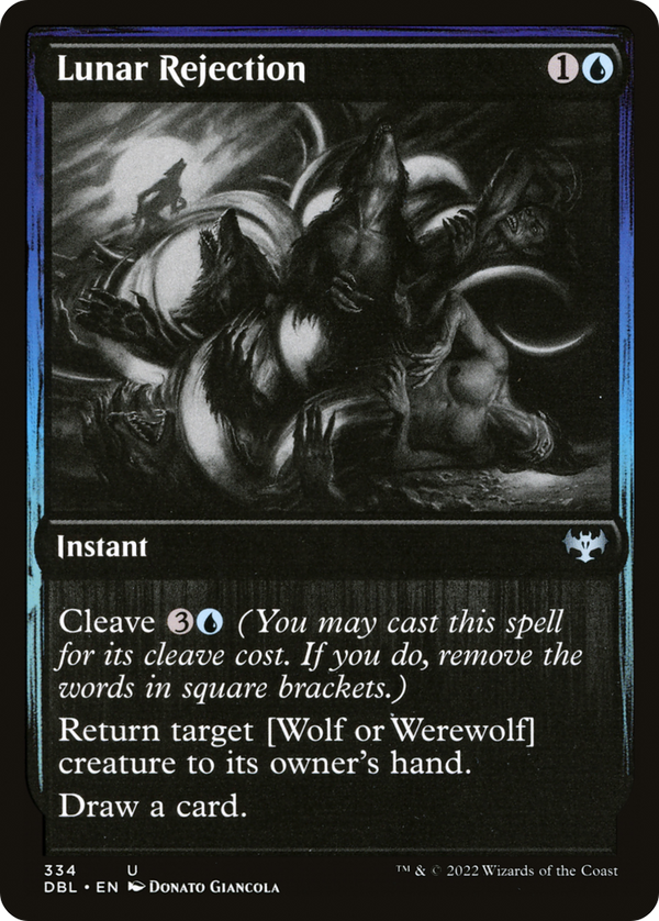 Lunar Rejection (DBL-334) - Innistrad: Double Feature Foil