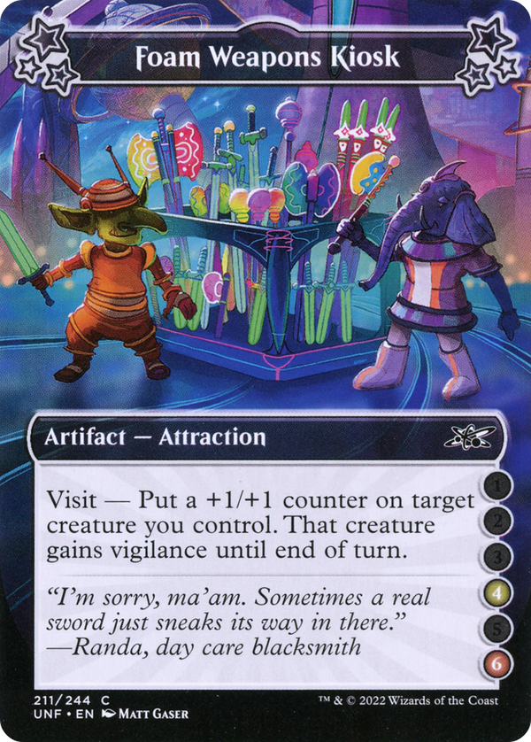 Foam Weapons Kiosk (4-6) (UNF-211) - Unfinity Foil