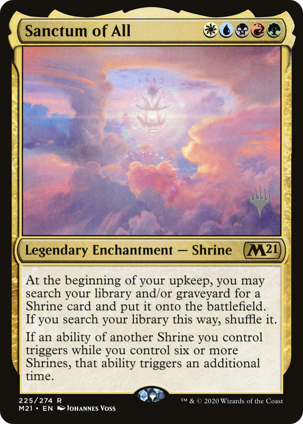 Sanctum of All (PPM21-225) - Core Set 2021 Promos Foil