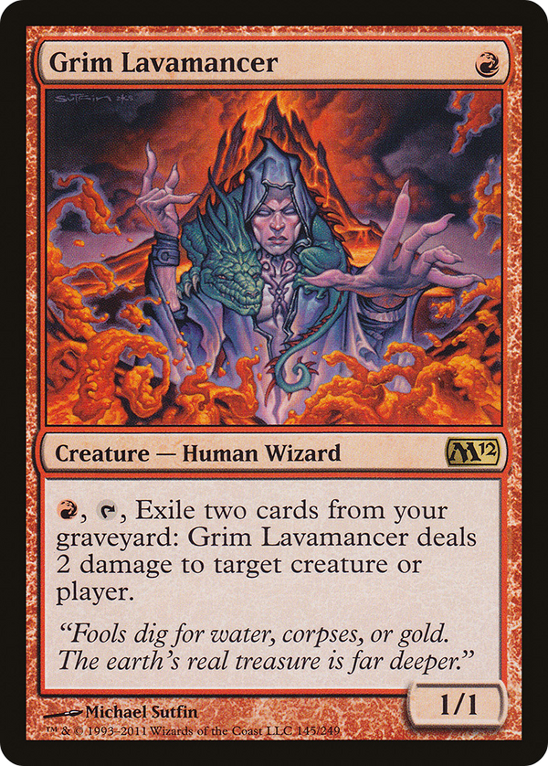 Grim Lavamancer (M12-145) - Magic 2012