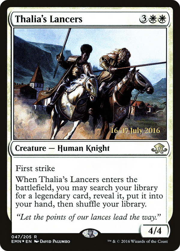 Thalia's Lancers (PRE-47S) - Eldritch Moon Promos Foil