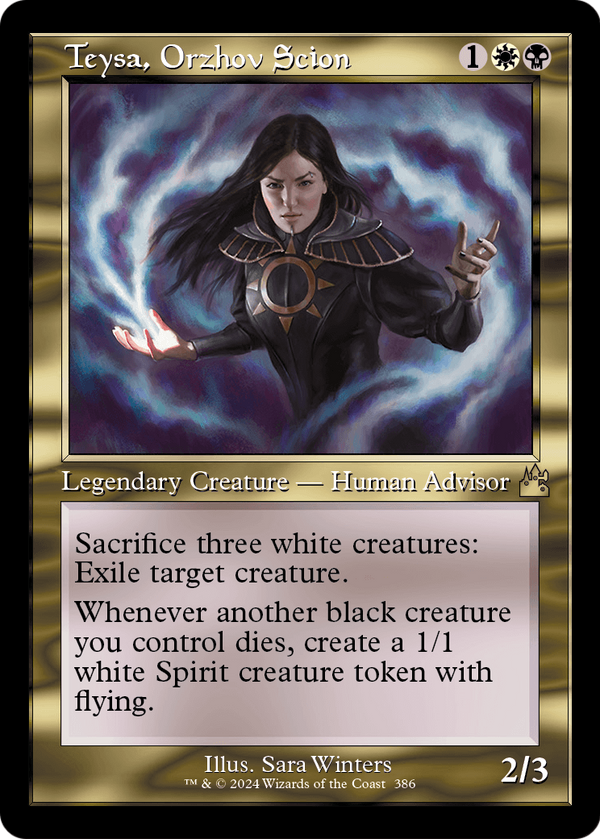 Teysa, Orzhov Scion (Retro Frame) (RVR-386) - Ravnica Remastered