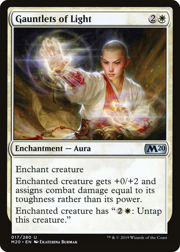 Gauntlets of Light (M20-017) - Core Set 2020 Foil