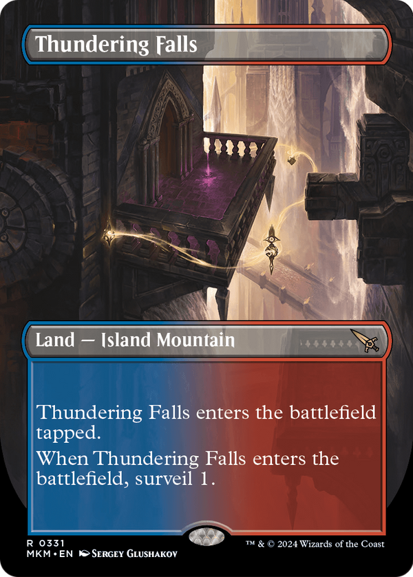 Thundering Falls (Borderless) (MKM-331) - Murders at Karlov Manor