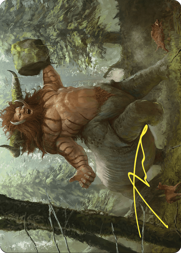 Stonehoof Chieftain // Stonehoof Chieftain (ACMM-026) - Commander Masters Art Series (Borderless)