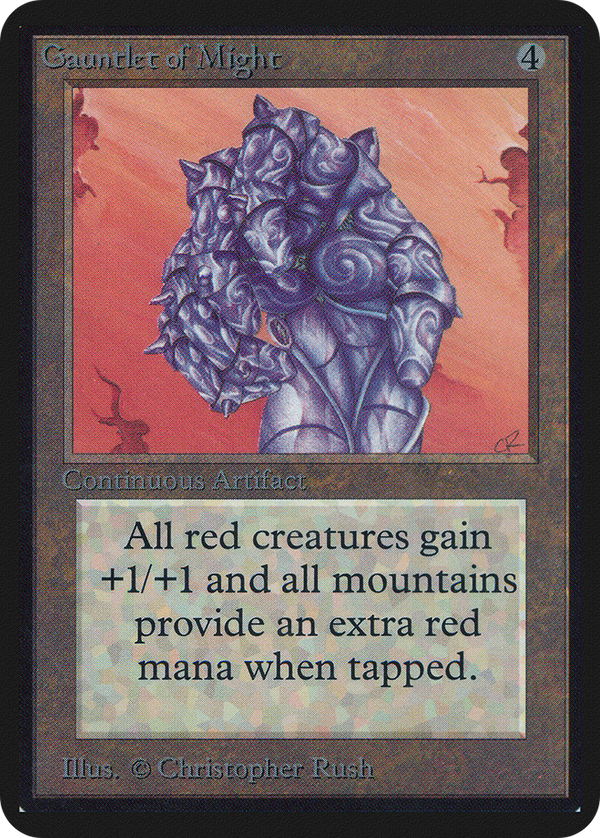Gauntlet of Might (LEA-) - Limited Edition Alpha