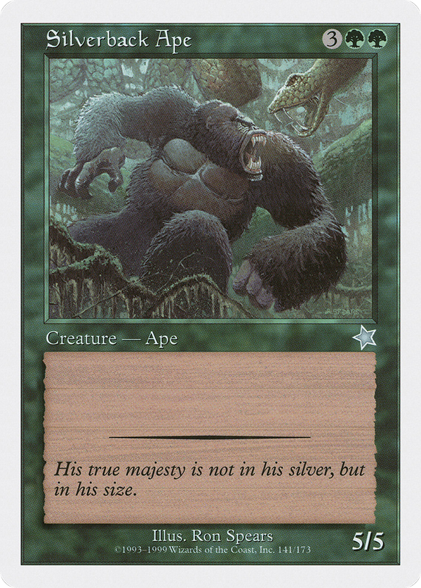 Silverback Ape (S99-141) - Starter 1999