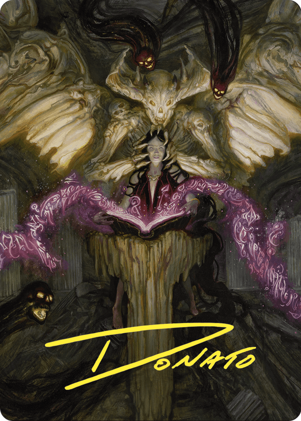 Demonic Tutor // Demonic Tutor (ACMM-064) - Commander Masters Art Series (Borderless)