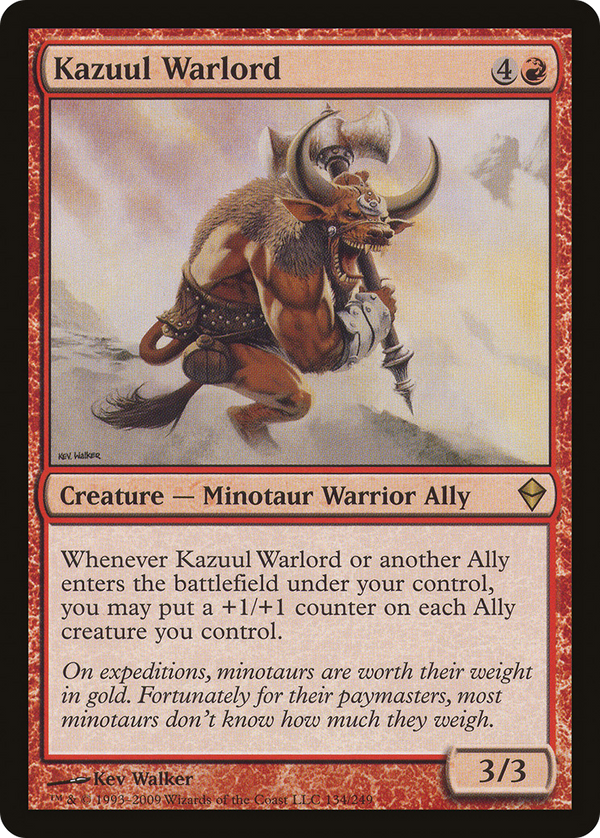 Kazuul Warlord (ZEN-134) - Zendikar Foil
