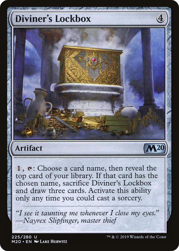 Diviner's Lockbox (M20-225) - Core Set 2020 Foil