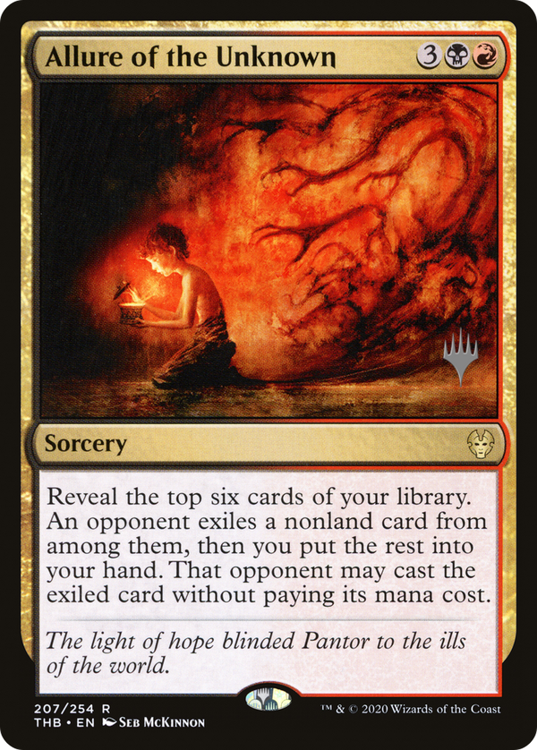 Allure of the Unknown (PPTHB-207) - Theros Beyond Death Promos Foil