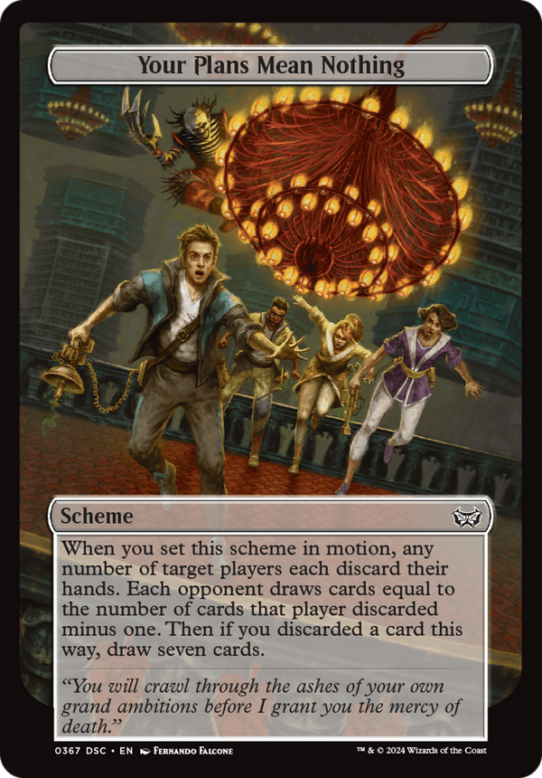 Your Plans Mean Nothing (Full Art) (A:DSC-367) - Duskmourn: House of Horror Commander