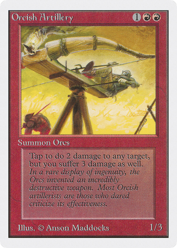 Orcish Artillery (2ED-) - Unlimited Edition