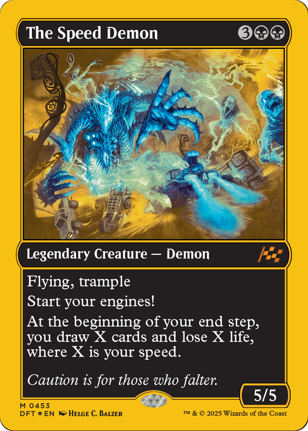 The Speed Demon (First-Place Foil) (DFT-453) - Aetherdrift Foil