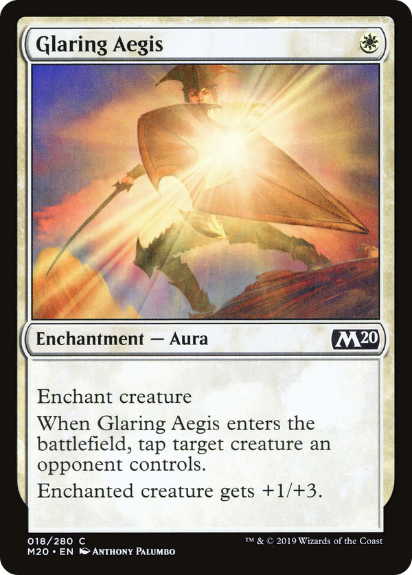 Glaring Aegis (M20-018) - Core Set 2020
