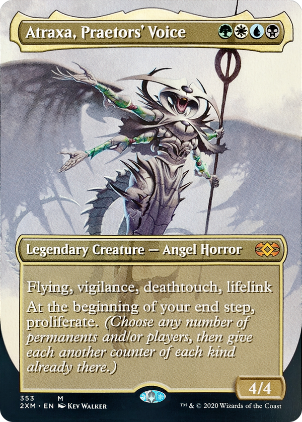 Atraxa, Praetors' Voice (Borderless) (2XM-353) - Double Masters