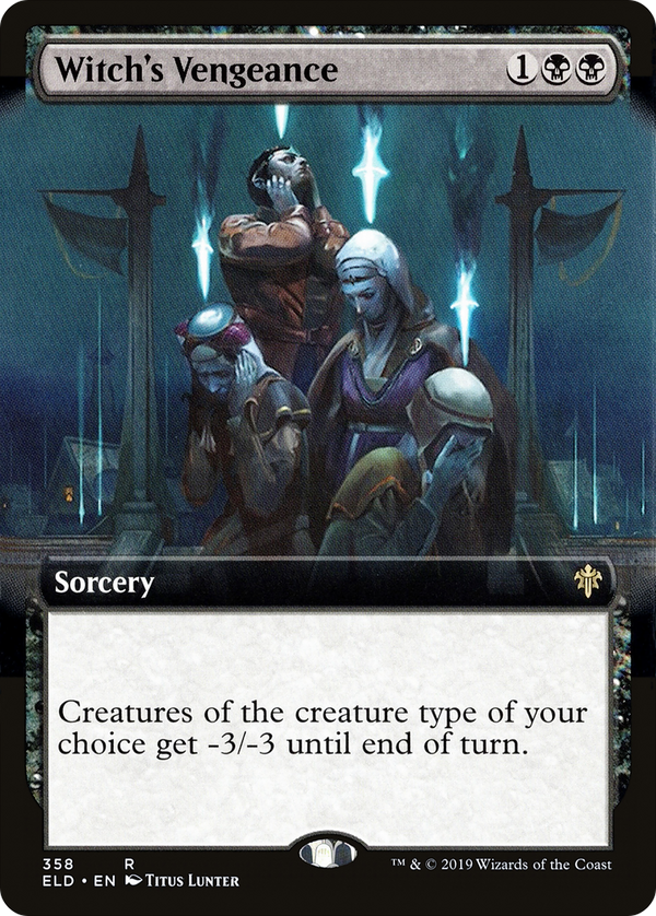 Witch's Vengeance (Extended Art) (ELD-358) - Throne of Eldraine: (Extended Art) Foil