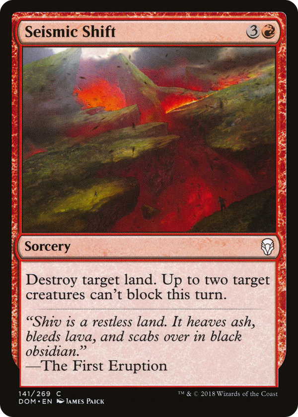 Seismic Shift (DOM-141) - Dominaria Foil