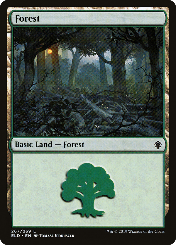 Forest (267) (ELD-267) - Throne of Eldraine Foil