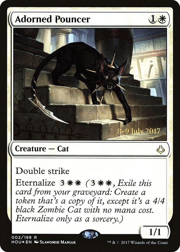 Adorned Pouncer (PRE-02S) - Hour of Devastation Promos Foil