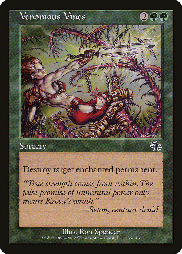 Venomous Vines (JUD-136) - Judgment Foil