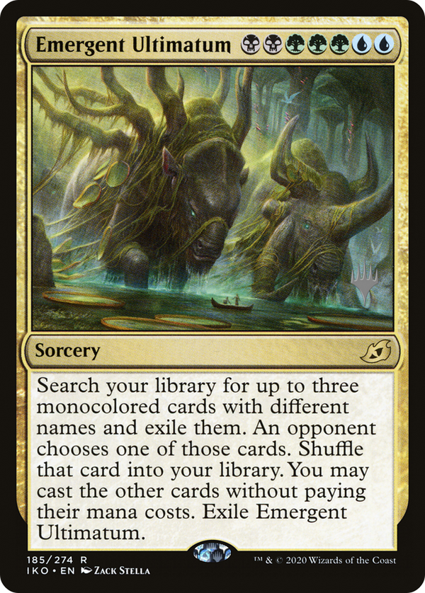 Emergent Ultimatum (PPIKO-185) - Ikoria: Lair of Behemoths Promos Foil