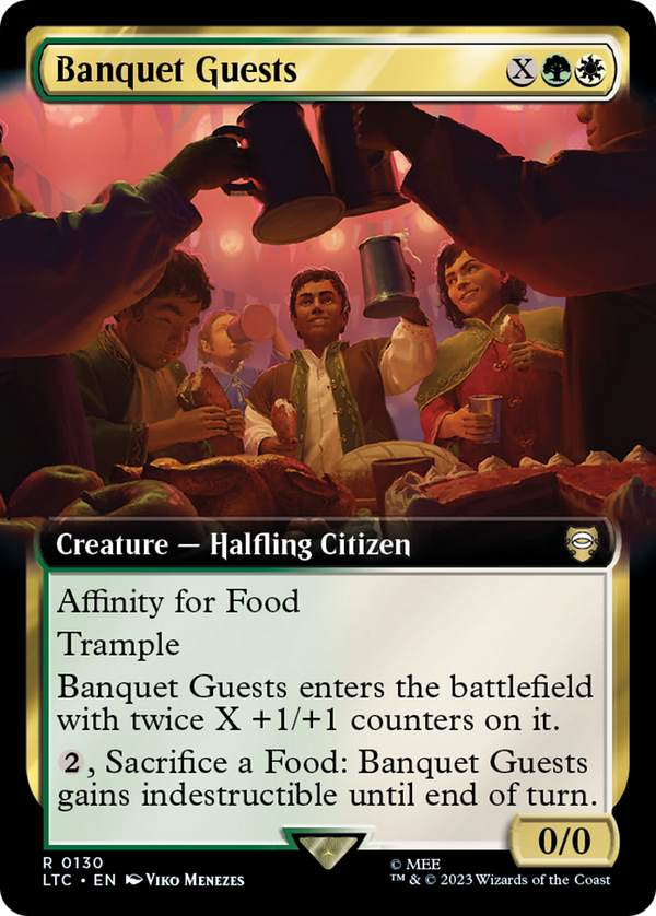 Banquet Guests (Extended Art) (LTC-130) - Tales of Middle-earth Commander: (Extended Art)