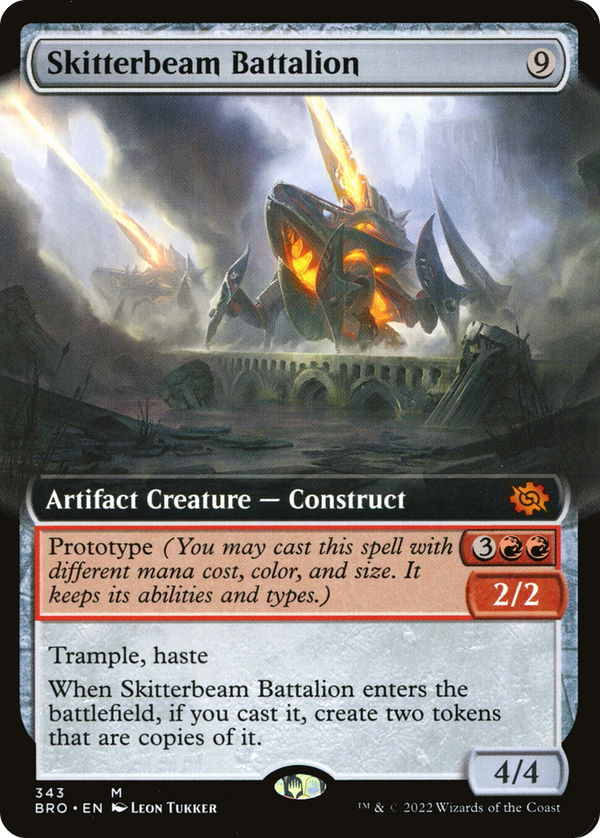 Skitterbeam Battalion (Extended Art) (BRO-343) - The Brothers' War: (Extended Art)