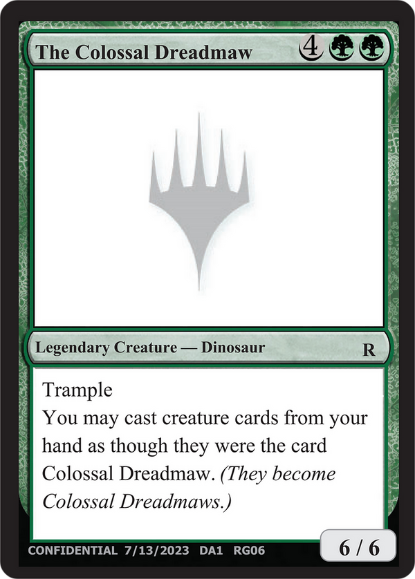 The Colossal Dreadmaw (UNK-) - Unknown Event