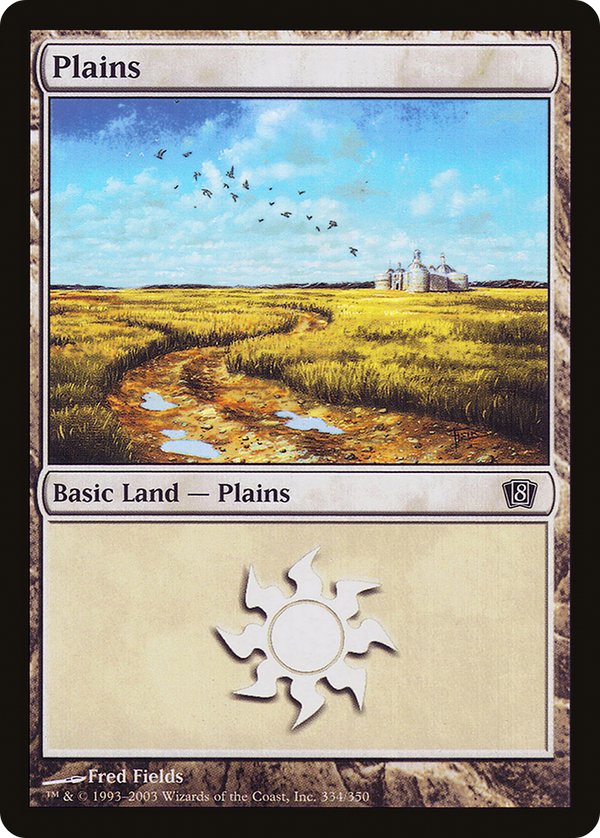 Plains (334) (8ED-334) - 8th Edition Foil