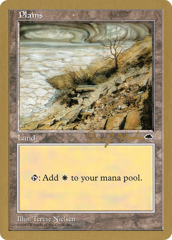 Plains (Dead Tree) - 1998 Brian Hacker (TMP) (WCD-) - World Championship Decks 1998