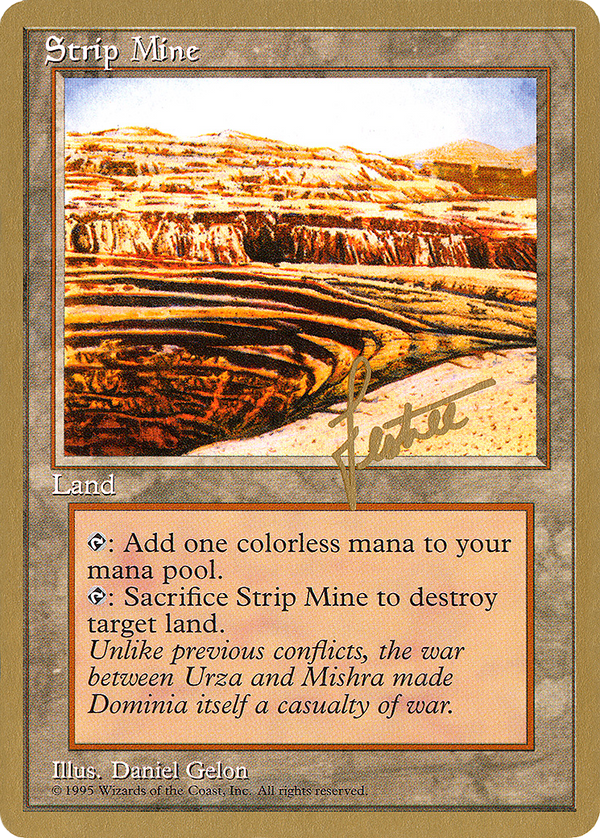 Strip Mine - 1996 Bertrand Lestree (4ED) (WCD-) - Pro Tour Collector Set