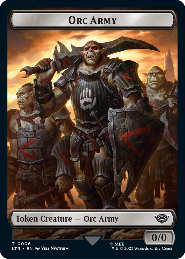 Orc Army (TLTR-006) - Tales of Middle-earth Tokens Foil