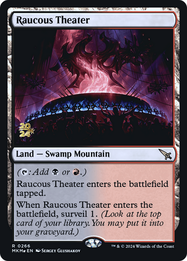 Raucous Theater (PRE-266) - Murders at Karlov Manor Promos Foil