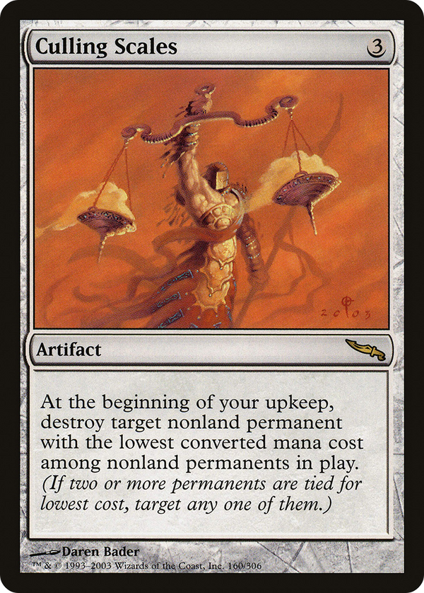 Culling Scales (MRD-160) - Mirrodin Foil