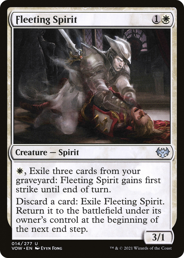 Fleeting Spirit (VOW-014) - Innistrad: Crimson Vow