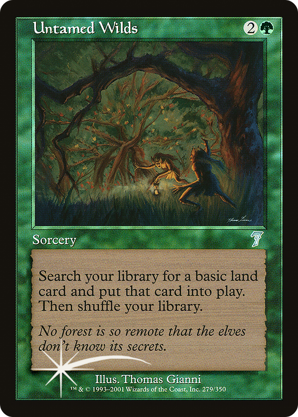 Untamed Wilds (7ED-279★) - 7th Edition Foil