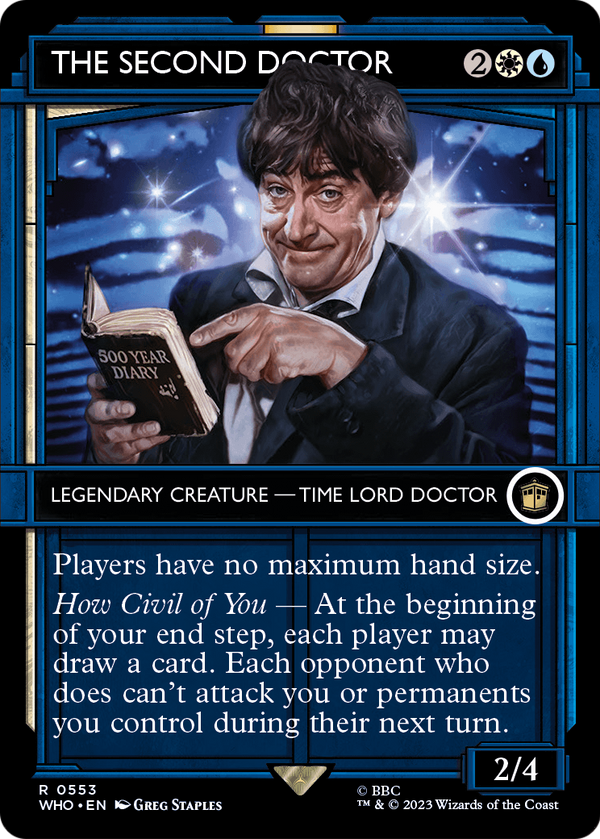 The Second Doctor (Showcase) (WHO-553) - Doctor Who: (Showcase) (Borderless)