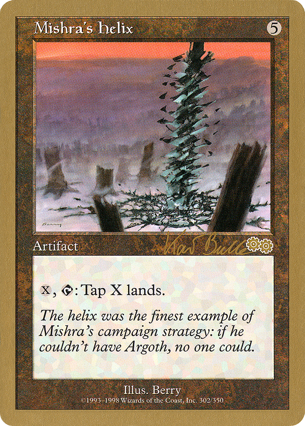 Mishra's Helix - 1999 Kai Budde (USG) (WCD-) - World Championship Decks 1999