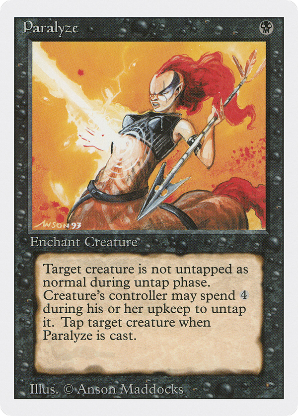 Paralyze (3ED-) - Revised Edition