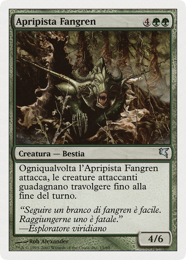 Fangren Pathcutter (Italian) - "Apripista Fangren" (K15) (PSAL-K15) - Salvat 2005