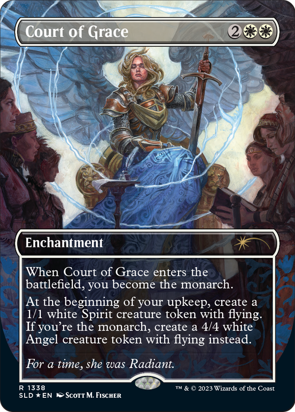 Court of Grace (SLD-1338) - Secret Lair Drop (Borderless) Foil