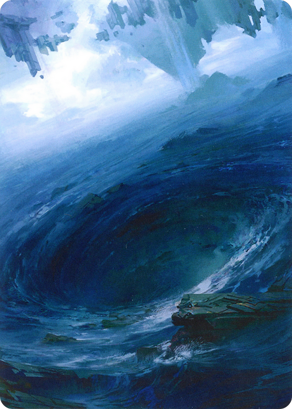 Island // Island (AZNR-012) - Zendikar Rising Art Series (Borderless) Foil